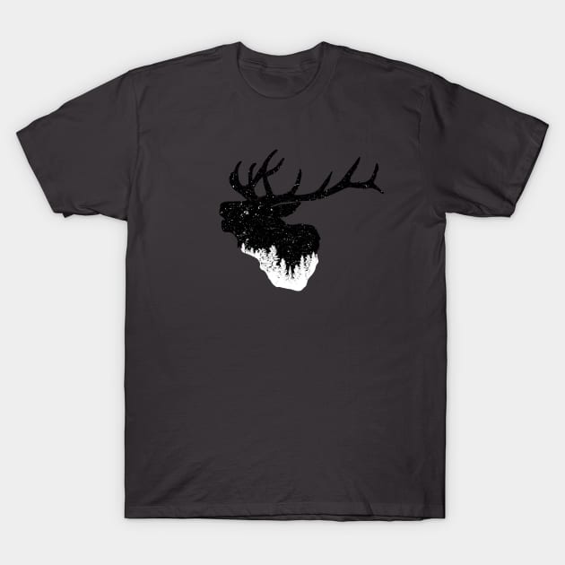 Elk Territory T-Shirt by Trippycollage